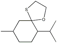 (-)-MENTHONEETHYLENETHIOKETAL Structure