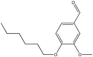4-(HEXYLOXY)-META-ANISALDEHYDE Struktur