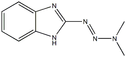 2-(3,3-DIMETHYL-1-TRIAZENO)BENZIMIDAZOLE Struktur