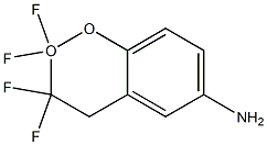 2,2,3,3-Tetrafluoro-6-aminobenzodioxane Struktur