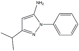 3-ISO-PROPYL-1-PHENYL-1H-PYRAZOL-5-AMINE 97% Struktur