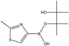 2-METHYLTHIAZOLE-4-BORONIC ACID PINACOL ESTER Struktur