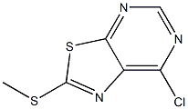 7-chloro-2-(methylthio)pyrimido[5,4-d][1,3]thiazole Struktur