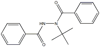 N'-benzoyl-N-(tert-butyl)benzenecarbohydrazide Struktur