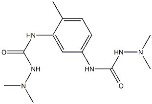 N1-(3-{[(2,2-dimethylhydrazino)carbonyl]amino}-4-methylphenyl)-2,2-dimethylhydrazine-1-carboxamide Struktur