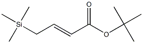 (E)-tert-butyl 4-(trimethylsilyl)but-2-enoate Struktur