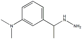 1-(1-(3-dimethylaminophenyl)ethyl)hydrazine Struktur