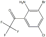1-(2-amino-3-bromo-5-chlorophenyl)-2,2,2-trifluoroethanone Structure