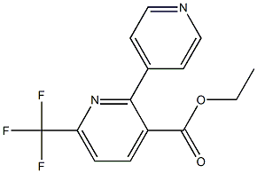 ethyl 6-(trifluoromethyl)-2,4'-bipyridine-3-carboxylate Struktur