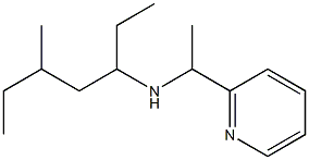 (5-methylheptan-3-yl)[1-(pyridin-2-yl)ethyl]amine Struktur