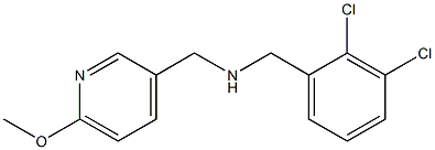 [(2,3-dichlorophenyl)methyl][(6-methoxypyridin-3-yl)methyl]amine Struktur