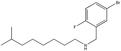 [(5-bromo-2-fluorophenyl)methyl](7-methyloctyl)amine Struktur