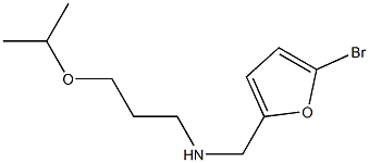 [(5-bromofuran-2-yl)methyl][3-(propan-2-yloxy)propyl]amine Struktur