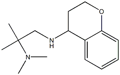 [1-(3,4-dihydro-2H-1-benzopyran-4-ylamino)-2-methylpropan-2-yl]dimethylamine Struktur