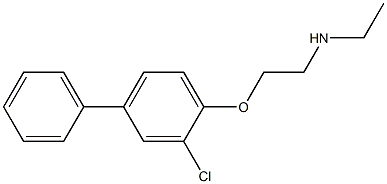 [2-(2-chloro-4-phenylphenoxy)ethyl](ethyl)amine Struktur