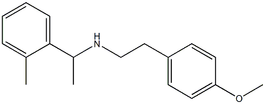 [2-(4-methoxyphenyl)ethyl][1-(2-methylphenyl)ethyl]amine Struktur