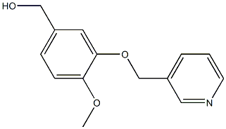 [4-methoxy-3-(pyridin-3-ylmethoxy)phenyl]methanol Struktur