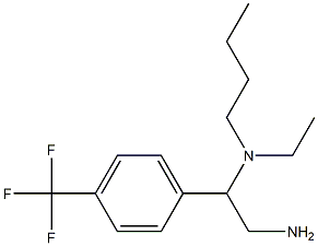 {2-amino-1-[4-(trifluoromethyl)phenyl]ethyl}(butyl)ethylamine Struktur