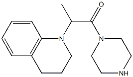 1-(1-methyl-2-oxo-2-piperazin-1-ylethyl)-1,2,3,4-tetrahydroquinoline Struktur