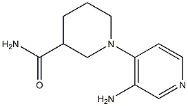 1-(3-aminopyridin-4-yl)piperidine-3-carboxamide Struktur
