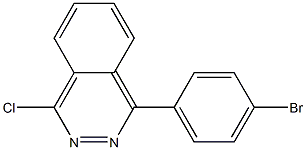 1-(4-bromophenyl)-4-chlorophthalazine Struktur