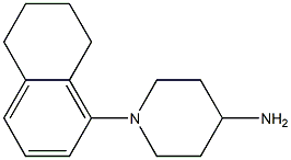 1-(5,6,7,8-tetrahydronaphthalen-1-yl)piperidin-4-amine Struktur