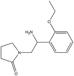 1-[2-amino-2-(2-ethoxyphenyl)ethyl]pyrrolidin-2-one Struktur