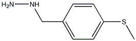 1-{[4-(methylsulfanyl)phenyl]methyl}hydrazine Struktur