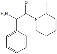 2-(2-methylpiperidin-1-yl)-2-oxo-1-phenylethanamine Struktur