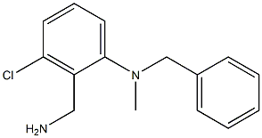 2-(aminomethyl)-N-benzyl-3-chloro-N-methylaniline Structure