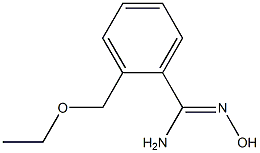 2-(ethoxymethyl)-N'-hydroxybenzenecarboximidamide Struktur