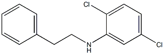 2,5-dichloro-N-(2-phenylethyl)aniline Struktur