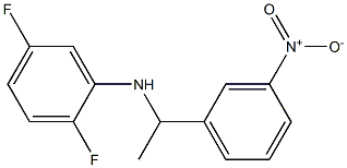 2,5-difluoro-N-[1-(3-nitrophenyl)ethyl]aniline Struktur