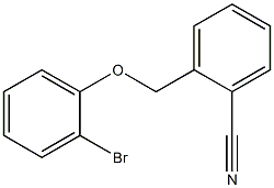 2-[(2-bromophenoxy)methyl]benzonitrile Struktur