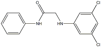 2-[(3,5-dichlorophenyl)amino]-N-phenylacetamide Struktur
