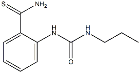 2-[(propylcarbamoyl)amino]benzene-1-carbothioamide Struktur