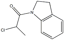 2-chloro-1-(2,3-dihydro-1H-indol-1-yl)propan-1-one Struktur