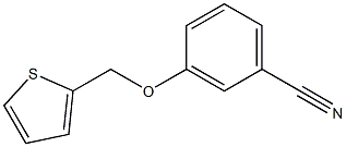 3-(thien-2-ylmethoxy)benzonitrile Struktur