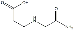 3-[(carbamoylmethyl)amino]propanoic acid Struktur
