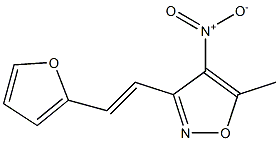 3-[(E)-2-(2-furyl)vinyl]-5-methyl-4-nitroisoxazole Struktur