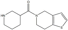3-{4H,5H,6H,7H-thieno[3,2-c]pyridin-5-ylcarbonyl}piperidine Struktur