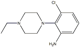 3-chloro-2-(4-ethylpiperazin-1-yl)aniline Struktur