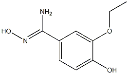 3-ethoxy-N',4-dihydroxybenzenecarboximidamide Structure