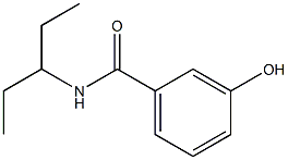 3-hydroxy-N-(pentan-3-yl)benzamide Structure