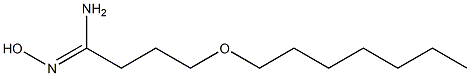 4-(heptyloxy)-N'-hydroxybutanimidamide Struktur