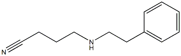 4-[(2-phenylethyl)amino]butanenitrile Structure