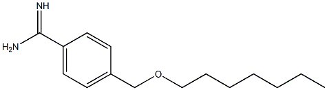 4-[(heptyloxy)methyl]benzene-1-carboximidamide Struktur