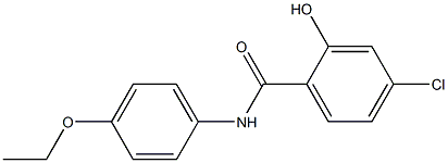 4-chloro-N-(4-ethoxyphenyl)-2-hydroxybenzamide Struktur