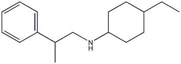 4-ethyl-N-(2-phenylpropyl)cyclohexan-1-amine Struktur