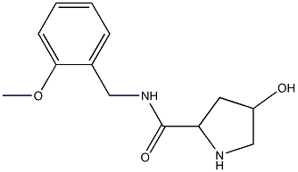 4-hydroxy-N-[(2-methoxyphenyl)methyl]pyrrolidine-2-carboxamide Struktur